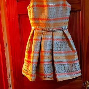 Pink&Violet Girls Multicolored Party Dress Size 12